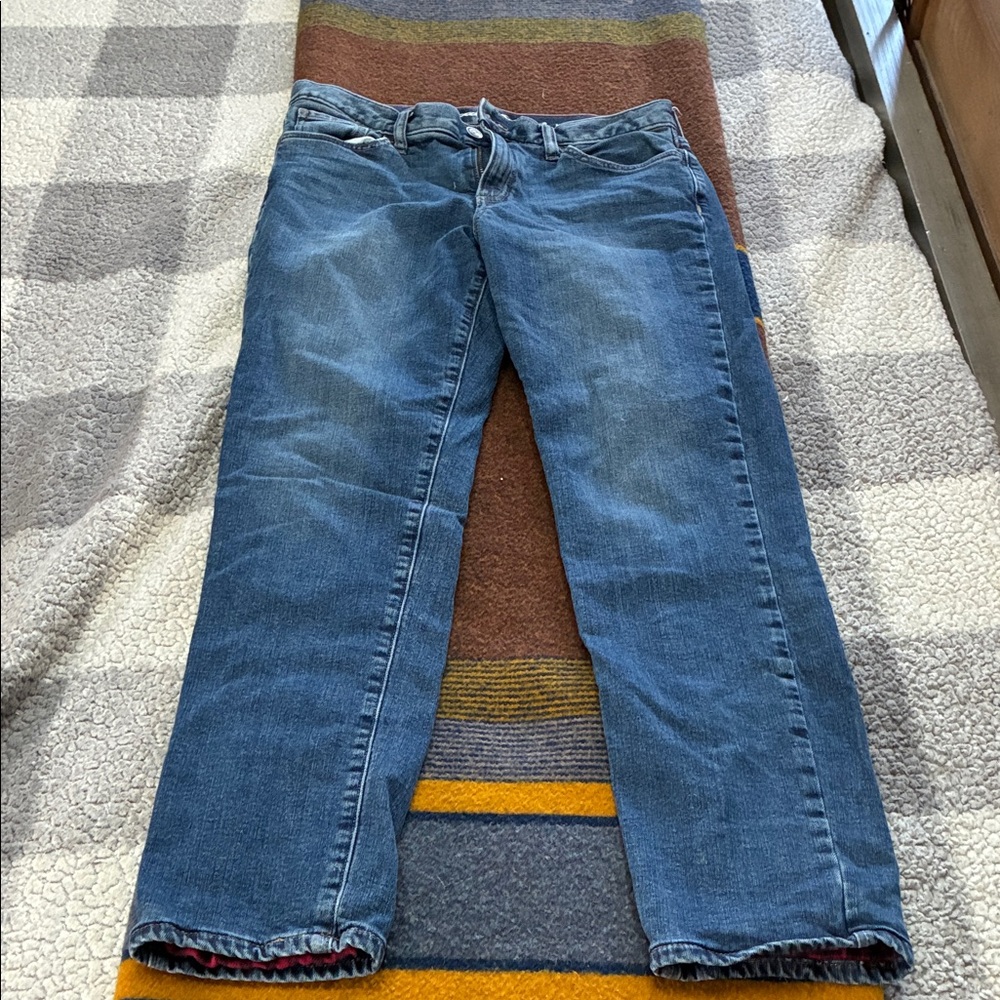 Eddie Bauer Women's Boyfriend Jeans - Blue Denim